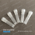 2 ml tube en plastique cryogénique CE